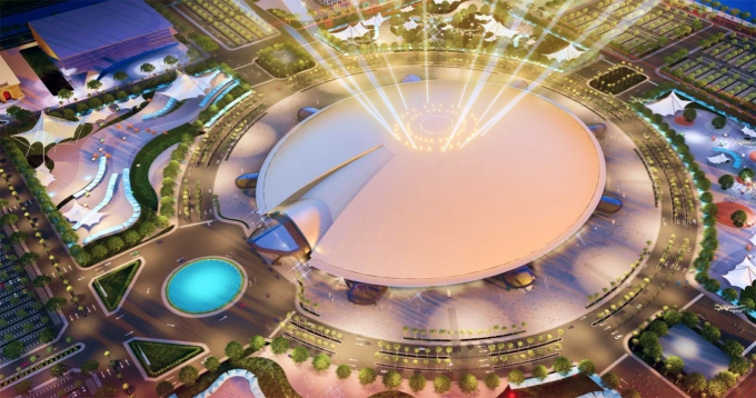 Khu vực Trung tâm Triển lãm Việt Nam sắp khánh thành diễn ra nhiều hoạt động dịp 2/9. Ảnh: Sở VHTT